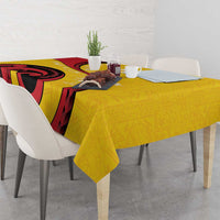 Papua New Guinea Independence Tablecloth Special Style Yellow Version LT05 - Polynesian Pride