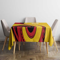 Papua New Guinea 50th Independence Anniversary Tablecloth Special Style Yellow Version - Polynesian Pride