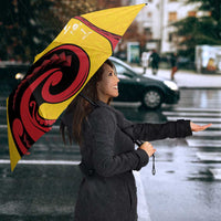 Papua New Guinea 50th Independence Anniversary Umbrella Special Style Yellow Version - Polynesian Pride
