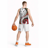 Papua New Guinea Independence Basketball Jersey Special Style White Version LT05 - Polynesian Pride