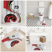 Papua New Guinea 50th Independence Anniversary Bathroom Set Special Style White Version - Polynesian Pride