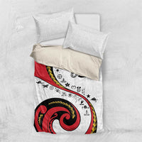 Papua New Guinea Independence Bedding Set Special Style White Version LT05 US Twin 172cm x 218cm White - Polynesian Pride