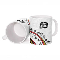 Papua New Guinea Independence Ceramic Mug Special Style White Version LT05 - Polynesian Pride