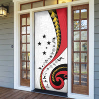 Papua New Guinea Independence Door Cover Special Style White Version LT05 - Polynesian Pride