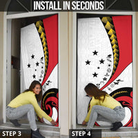 Papua New Guinea Independence Door Cover Special Style White Version LT05 - Polynesian Pride