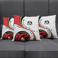 Papua New Guinea Independence Pillow Cover Special Style White Version LT05 - Polynesian Pride