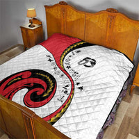 Papua New Guinea 50th Independence Anniversary Quilt Special Style White Version - Polynesian Pride