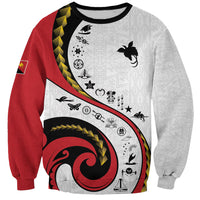 Papua New Guinea Independence Sweatshirt Special Style White Version LT05 Unisex White - Polynesian Pride