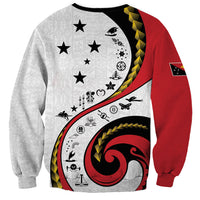 Papua New Guinea Independence Sweatshirt Special Style White Version LT05 - Polynesian Pride