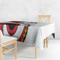 Papua New Guinea Independence Tablecloth Special Style White Version LT05 - Polynesian Pride