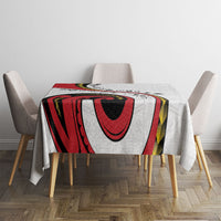 Papua New Guinea Independence Tablecloth Special Style White Version LT05 - Polynesian Pride