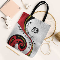 Papua New Guinea Independence Tote Bag Special Style White Version LT05 Black Strap One Size White - Polynesian Pride
