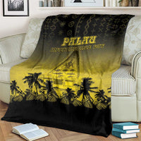 Palau Independence Day Blanket Palauan Tattoo Pattern - Polynesian Pride