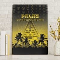 Palau Independence Day Canvas Wall Art Palauan Tattoo Pattern - Polynesian Pride
