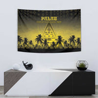 Palau Independence Day Tapestry Palauan Tattoo Pattern - Polynesian Pride