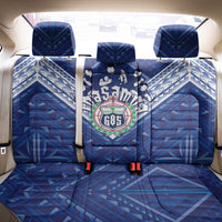 Toa Samoa Rugby Back Car Seat Cover Samoan Pride With Tribal Pattern - Polynesian Pride