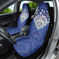 Toa Samoa Rugby Car Seat Cover Samoan Pride With Tribal Pattern - Polynesian Pride