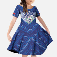Toa Samoa Rugby Custom Family Matching Mermaid Dress and Hawaiian Shirt Samoan Pride With Tribal Pattern - Polynesian Pride