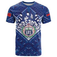 Toa Samoa Rugby Custom T Shirt Samoan Pride With Tribal Pattern - Polynesian Pride