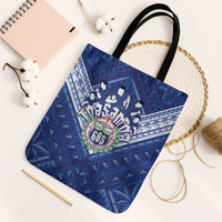 Toa Samoa Rugby Tote Bag Samoan Pride With Tribal Pattern - Polynesian Pride