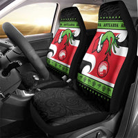 New Zealand Funny Christmas Car Seat Cover Maori Tiki
