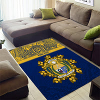 Repubrikin Naoero Independence Day Area Rug Tamanu With Coat Of Arms LT05 - Polynesian Pride