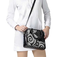 Hawaii Manta Ray Shoulder Handbag Polynesian Art Tattoo