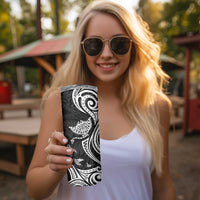 Hawaii Manta Ray Skinny Tumbler Polynesian Art Tattoo