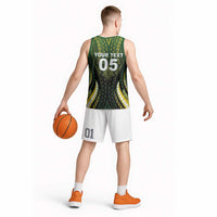 Custom Cook Islands Rugby Basketball Jersey Unique Style Black Version - Polynesian Pride