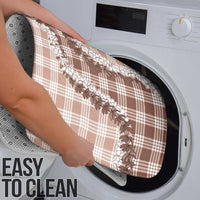 Beige Hawaii Palaka Bathroom Set Hawaiian Honohono Lei