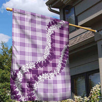 Violet Hawaii Palaka Garden Flag Hawaiian Honohono Lei