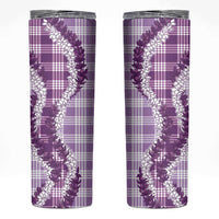 Violet Hawaii Palaka Skinny Tumbler Hawaiian Honohono Lei