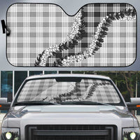 Gray Hawaii Palaka Auto Sun Shade Hawaiian Honohono Lei