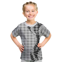 Gray Hawaii Palaka Kid T Shirt Hawaiian Honohono Lei