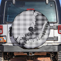 Gray Hawaii Palaka Spare Tire Cover Hawaiian Honohono Lei