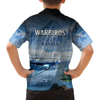 New Zealand Wanaka Air Show Family Matching Puletasi and Hawaiian Shirt With Maori Pattern LT05 - Polynesian Pride