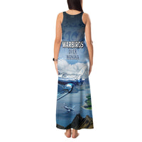 New Zealand Wanaka Air Show Tank Maxi Dress With Maori Pattern LT05 - Polynesian Pride