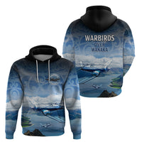 New Zealand Wanaka Air Show Zip Hoodie With Maori Pattern