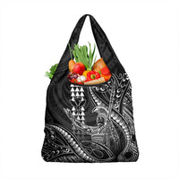 Hawaii King Kamehameha The Great Grocery Bag Black Tribal Tattoo