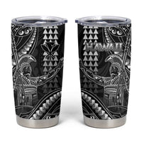 Hawaii King Kamehameha The Great Tumbler Cup Black Tribal Tattoo