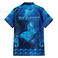 Personalised New Zealand Mother's Day Family Matching Off The Shoulder Long Sleeve Dress and Hawaiian Shirt Ko Te Whaea Te Takere O Te Waka LT05 - Polynesian Pride
