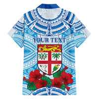 Personalised Fiji Ratu Sir Lala Sukuna Day Hawaiian Shirt Hibiscus Tapa Pattern