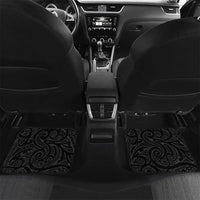 New Zealand And Scotland Rugby Car Mats Maori Tiki With Thistle Together