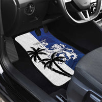 Fiji And Scotland Rugby Car Mats Fijian Palm Tree With Thistle Together