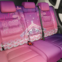 New Zealand Matariki Back Car Seat Cover Maori Marae Purple Galaxy