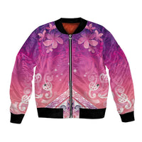 New Zealand Matariki Bomber Jacket Maori Marae Purple Galaxy