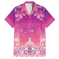 New Zealand Matariki Family Matching Long Sleeve Bodycon Dress and Hawaiian Shirt Maori Marae Purple Galaxy