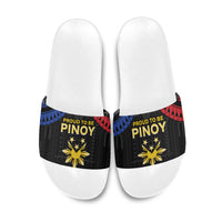 Philippines Independence Day Slide Sandals Proud To Be Pinoy