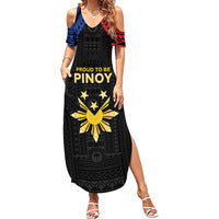 Philippines Independence Day Summer Maxi Dress Proud To Be Pinoy
