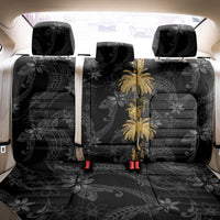 Hawaiian Honu And Surfboards Back Car Seat Cover Gold Style - Polynesian Pride